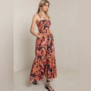 ALC multi colored halter dress